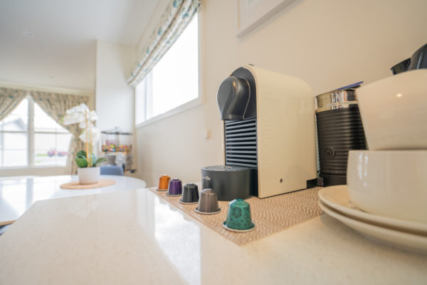 Nespresso pod coffee, The Lodges at Transport World, sustainability, Invercargill boutique accommodation, Gold Qualmark Invercargill, eco friendly hotel amenities, high end amenities