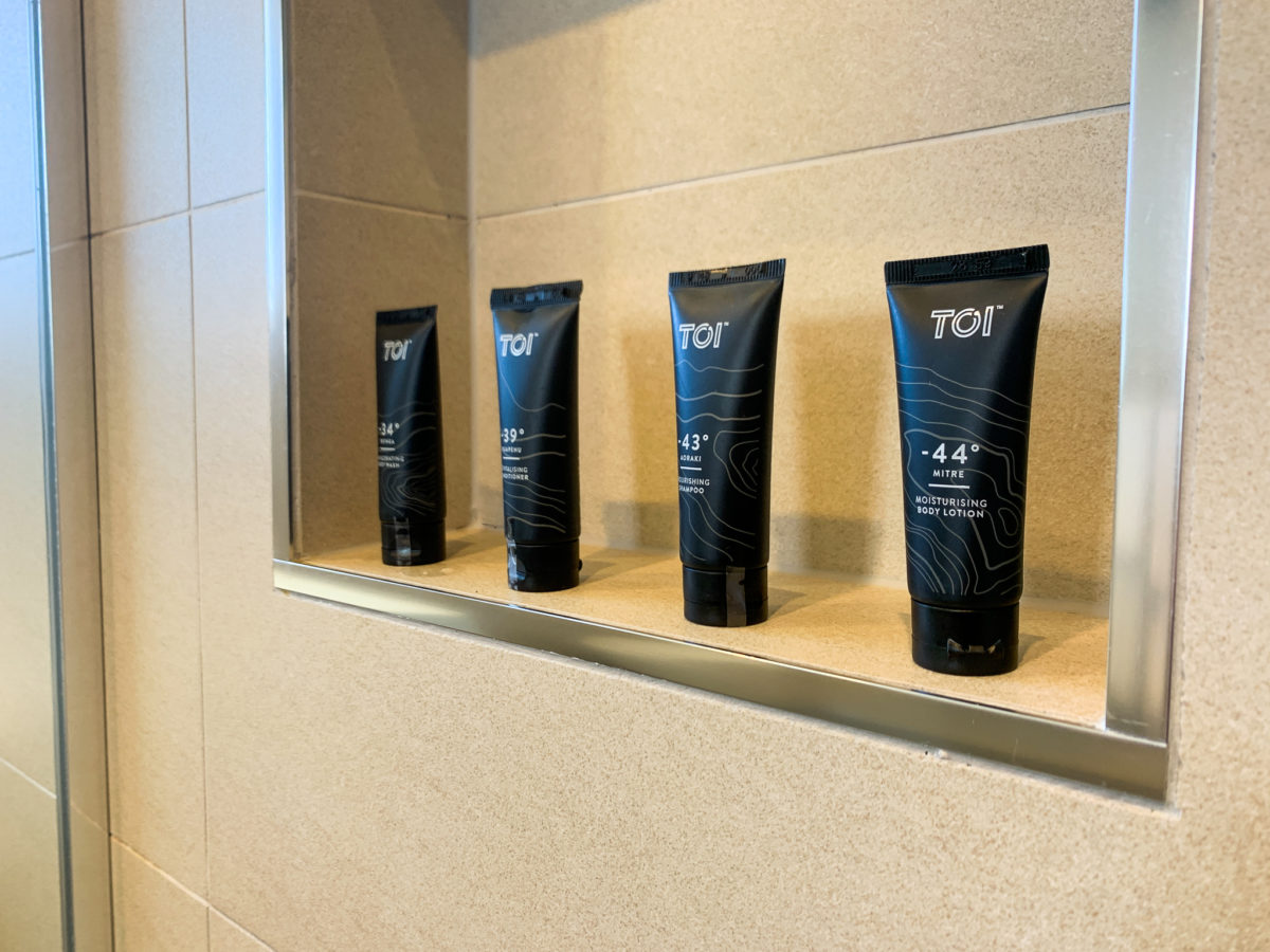 Environmental sustainability, hotel bathroom eco product, environmentally conscious bathroom product, Beyond Skin Deep initiative, The Lodges at Transport World, boutique Invercargill accommodation